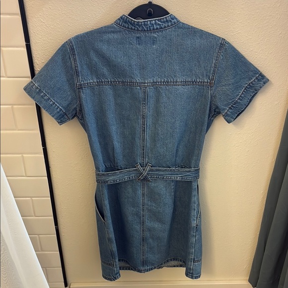 Bardot snap front Belted Denim Dress - Picture 3 of 4